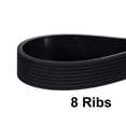 thumbnail image 3 of 3 Pack 150J8 PJ V-Ribbed Belt 8 Ribs 15" Length x 0.74" Width x 0.14" Height, EPDM Rubber Poly V Belt, Multi Wedge Micro V Belt, 3 of 5
