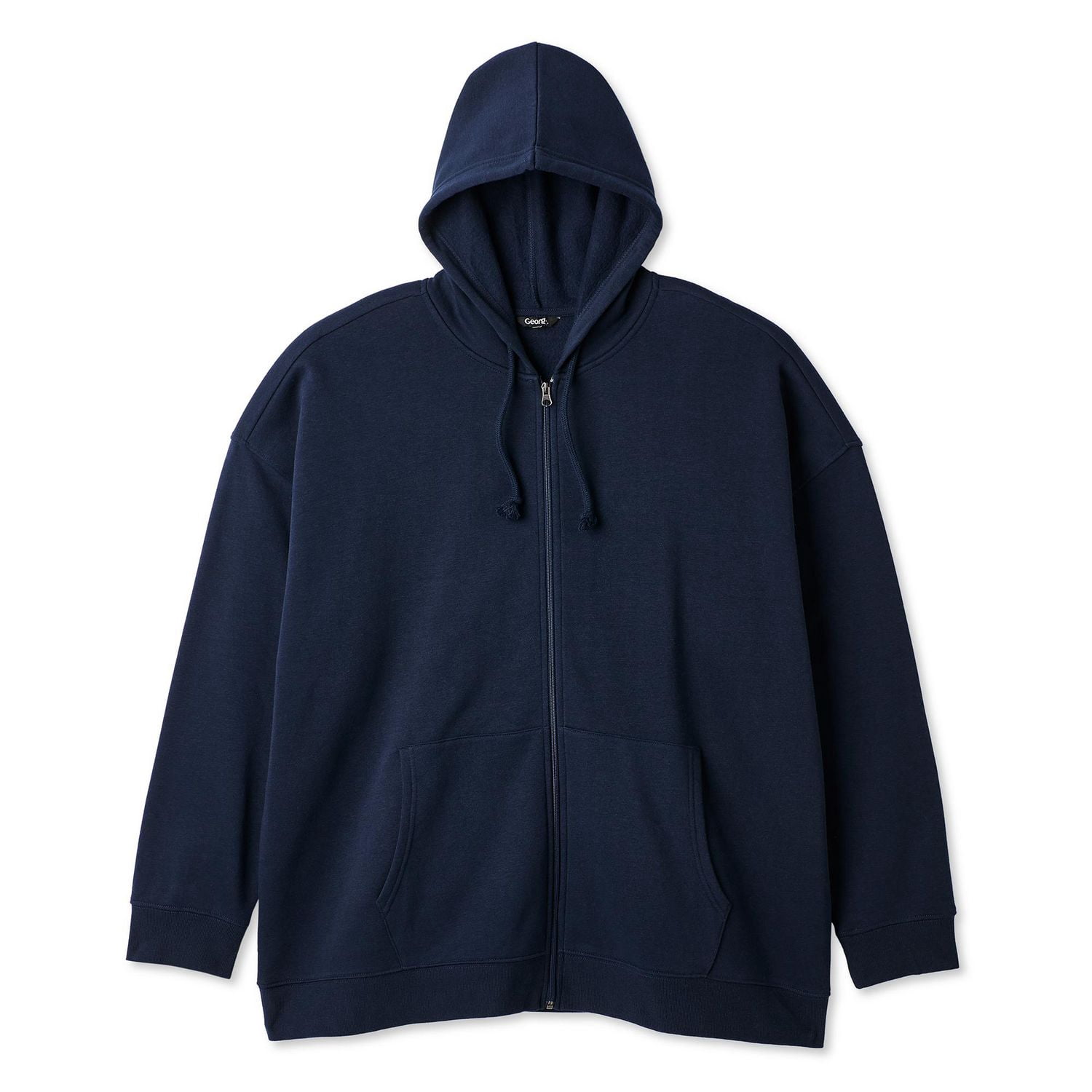 George Big Men's Full Zip Hoodie