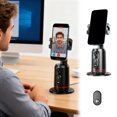 thumbnail image 1 of BotaniNest Support de Téléphone avec Caméra IA Intégrée, Suivi Automatique Intelligent, Rotation à 360°, Trépied de Suivi Automatique du Visage, Support de Suivi Corporel, Cardan, Contrôle des Gestes et Télécommande Bluetooth Bluetooth Portable Sans Application, 1 of 7