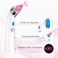 thumbnail image 2 of Blackhead Remover Blackhead Remover Blackhead Sucker Pore Cleaner Blackhead Remover Professional Pimple Remover USB Charging Vacuum Sucker Pore Sucker Set White / Pink, 2 of 7