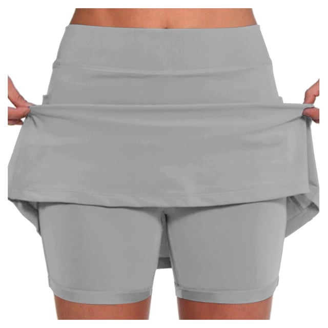 Jupe de Tennis Décontractée pour Femmes avec Poche, Tenue Active pour Yoga, Sport, Performance, Style Jupe-Short