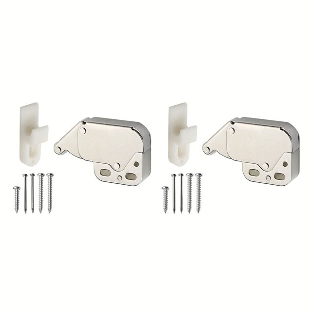 2PCS Latch Automatic Spring Lock For Cabinet Spring Bounce Door Deadbolt
