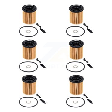 PUR Cartouche de Filtre à Huile de Moteur (Lot de 6) pour Voiture Hyundai Kia Tucson Elantra Kona Venue Santa Fe Sportage Sorento Seltos Rio Sonata Accent K5 Carnival K4 K56-100535