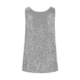 thumbnail image 4 of Plebaso Débardeurs à Paillettes Sans Manches pour Femmes, Mode Fête Clubwear, 4 of 6