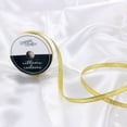 thumbnail image 2 of UNIQUE CREATIV, Ribbon, Satin, Gold, 6mm × 9.1m (1/4" × 30ft), 2 of 4