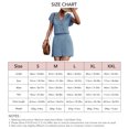 thumbnail image 5 of EOTVIA Short Pants Jumpsuits, Shorts Jumpsuits Middle Waist For Work, 5 of 5