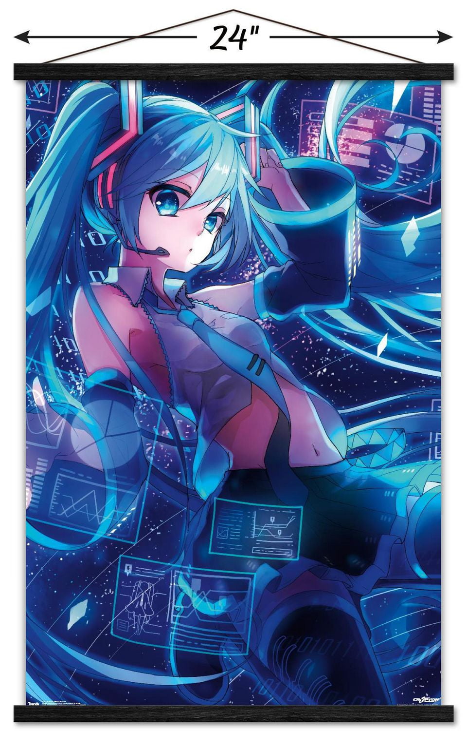 Hatsune Miku - Screens Wall Poster, 22.375" x 34"