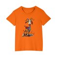 thumbnail image 1 of RXIRUCGD 2025 Vêtements d'Été pour Enfants T-shirt Imprimé Mode Mignon Col Rond Manches Courtes, 1 of 5