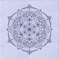thumbnail image 1 of Ahgly Company Tapis d'Intérieur Lavable en Machine Carré Transitionnel Lavande Bleu, 6 Pieds Carré, 1 of 7