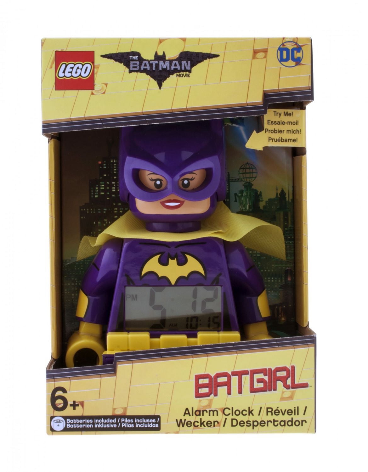 LEGO The Batman Movie Batgirl Minifigure Alarm Clock