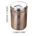 thumbnail image 3 of Binwennn Stainless Steel Shaker And Pepper Shakers Dredge // /Pepper Shaker With Adjustable Pour Holes Containers for Organizing Fridge Oatmeal Container Kitchen Storage Containers with Lids Airtight, 3 of 8