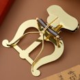thumbnail image 3 of Golden Alloy Music Stand Bracket for Brass Instruments with Secure Grip and Elegant Design 7 Inch, 3 of 8