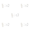 thumbnail image 1 of ZLight Plaque de Cou pour Guitare Électrique 4 Trous avec Vis de Remplacement Planche de Réparation d'Instruments en Métal pour Type Professionnel 1 5Ensemble, 1 of 6