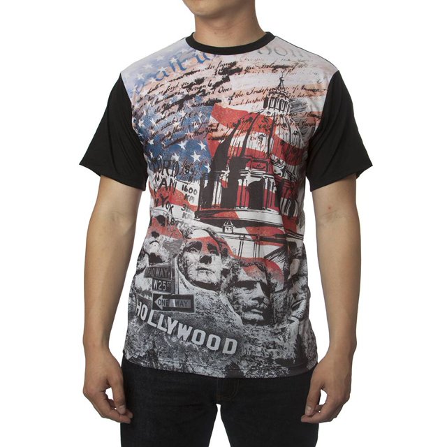 T-Shirt pour Hommes American Patriot Sublimation - Petit