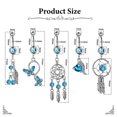 thumbnail image 4 of SNNROO Dangly Belly Button Ring 14G Belly Jewelry 5Pcs Banana Bars Belly Button Piercing Blue, 4 of 7