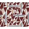 thumbnail image 4 of oneOone Cotton Flex Fabric Triangle & Line Geometric Printed Fabric 1 Yard 40 Inch Wide, 4 of 4