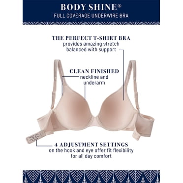 Vanity Fair Women's Body Shine Full Coverage Underwire Bra 75298