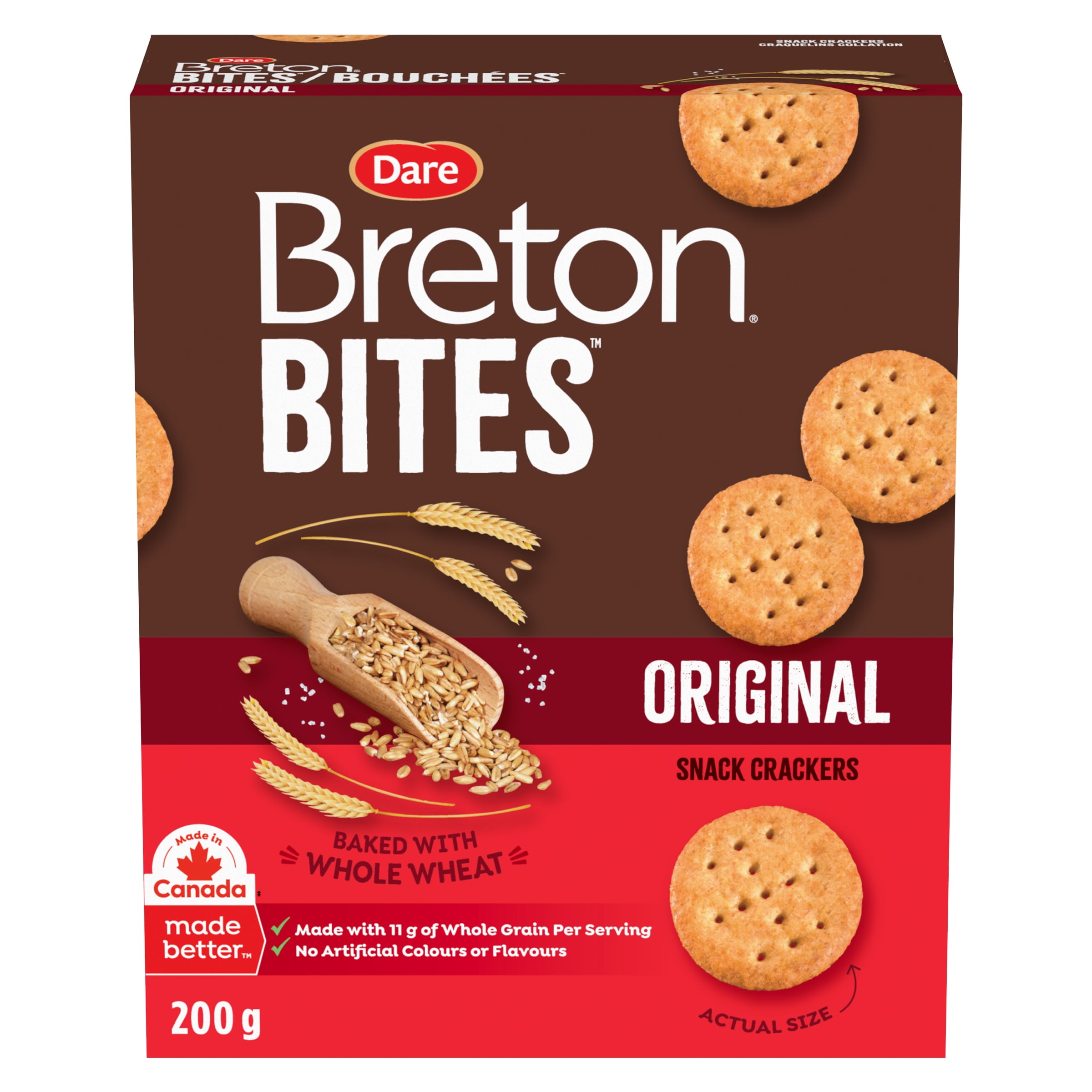 Breton Original Bites Crackers, Dare