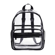 EGNMCR Travel Bag PVC Large Capacity Transparent Backpack School Bag Beach Bag Bag A backpack