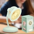 thumbnail image 1 of Personal Fans Desktop Small,Small Fans For Home And Outdoor Use,USB Desktop Fan Rechargeable Convenient Mini Small Folding Circulating Student Dormitory High Wind Power Fan, 1 of 7