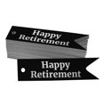 thumbnail image 1 of Inkdotpot Real Silver Foil Happy Retirement Tags Favor Hang Paper Tags 100 Pieces, 1 of 6
