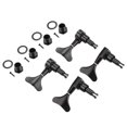 thumbnail image 2 of 2L2R Fishtail en Forme de Bouton Scellé Bass Guitar Tuning Pegs Machine Heads DIY Bass Maintenance Approprié pour la Guitare Basse Fermé Design Scellé Bass Guitar Tuners, 2 of 8