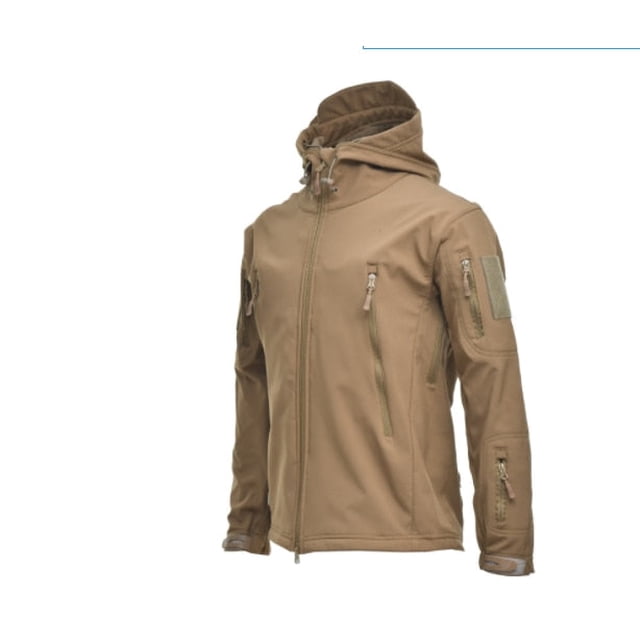 Big Size Men Camouflage Jacket Shark Soft Shell Military Tactical Jacket Men Waterproof Warm Windbreaker