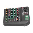 thumbnail image 3 of DJ Console Mixer, Ultra Low Noise Mini Audio Mixer Compatible ABS  For Music Lovers For Recording Studios For Entertainment Venues For DJ For Singing Halls, 3 of 8
