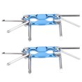 thumbnail image 1 of Folding Screwdriver Tool,2Pcs Fold Screwdriver Ergonomic Fold Screwdriver Folding Screwdriver Set Maximized Efficiency, 1 of 14