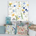 thumbnail image 3 of Designart Fleurs sauvages Camomille et Clover Bell II ART MURAL À CADRE FLOTTÉ, 3 of 4
