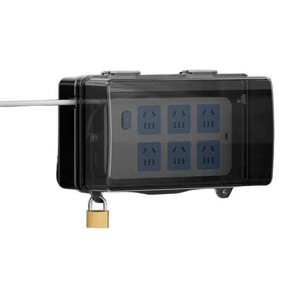 Outdoor Electrical Extension Cord Box Rainproof With 4/8 output holes lockable