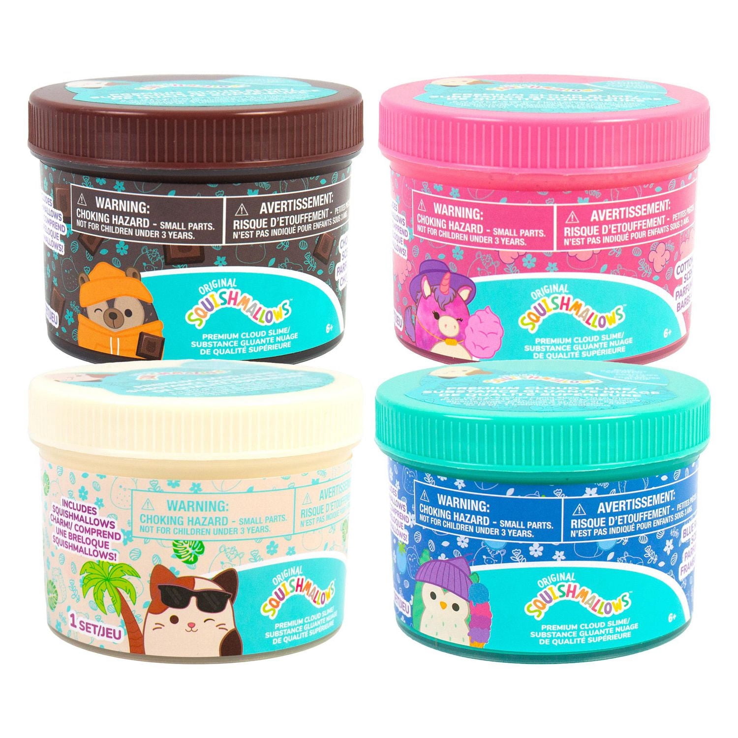 Squishmallows™ original substances gluantes parfumées de qualité supérieure
