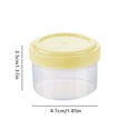 thumbnail image 2 of Food Storage Product Title Mini Round Seasoning Bottle with Leakproof Lid for Kitchen and Picnics – Transparent Easy- Storage Solution, 2 of 7