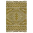 thumbnail image 1 of Casavani Cotton Handblock Printed Green Rug Square Area Rug for Entryway Kitchen Bathroom 5x5 feet, 1 of 5