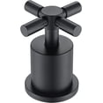 thumbnail image 4 of Ancona Prima 3 Double Handle Widespread Bathroom Faucet in Matte Black AN-4305, 4 of 7