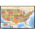 thumbnail image 4 of Map - USA Wall Poster, 22.375" x 34" Framed, 4 of 4