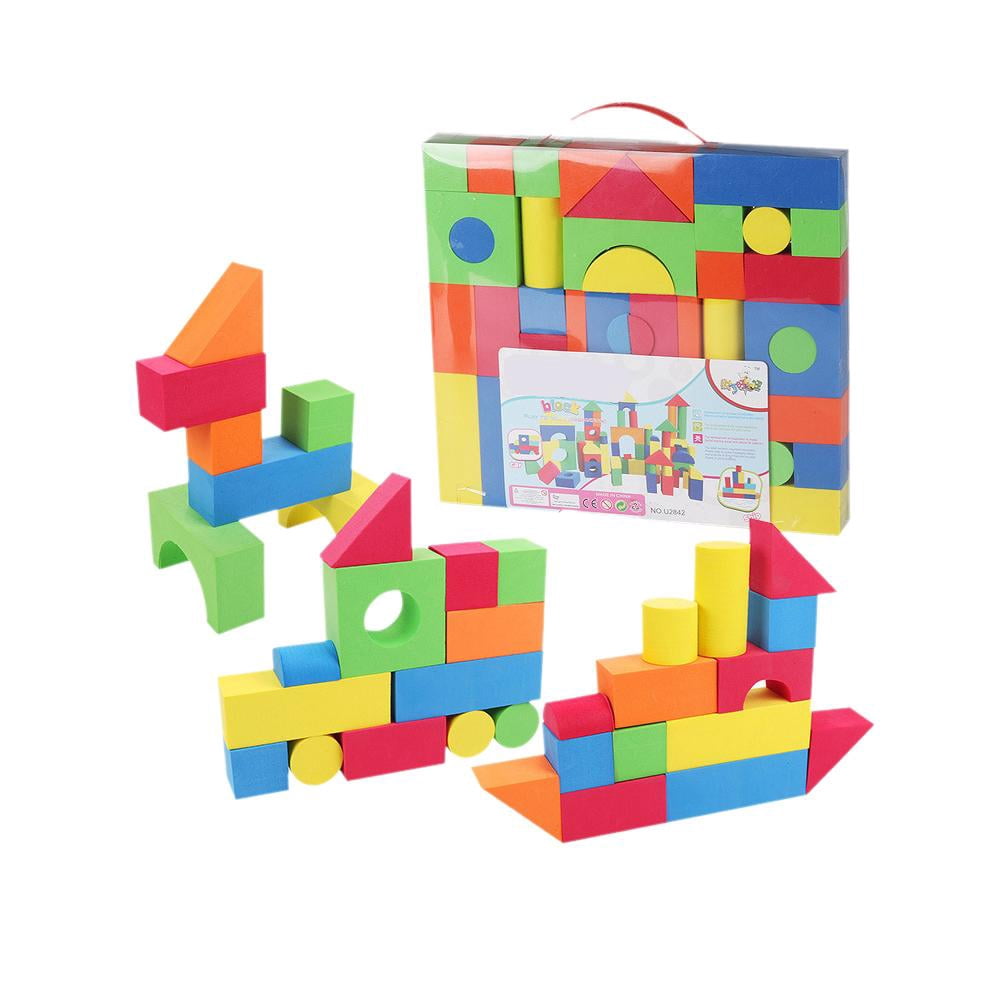 Blocs De Construction En Mousse – Set De 6 Pièces Souples – Escalade, Motricité – Intérieur/extérieur – Dès 1 An – Housse PU Antidérapante