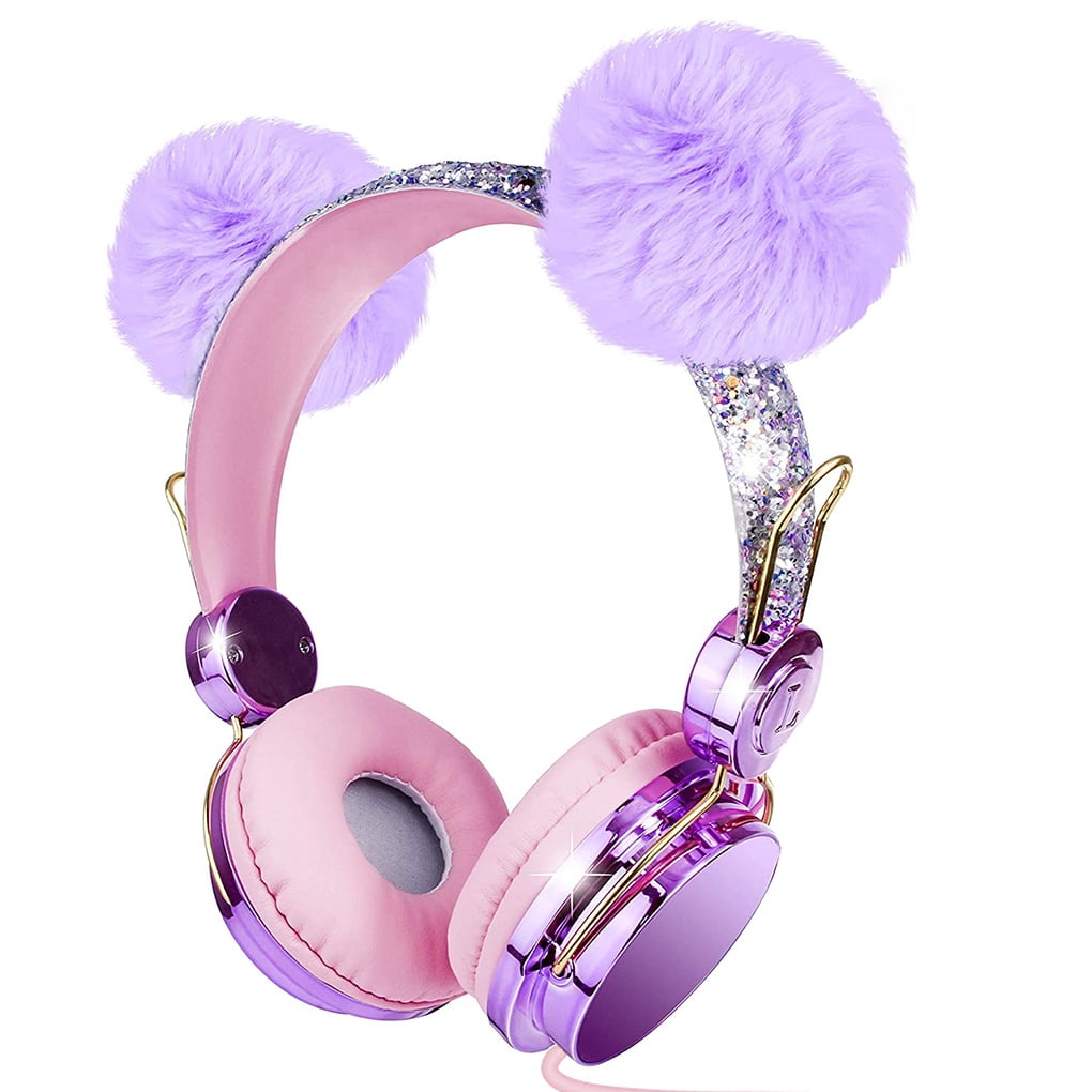 Wired Headphone Plastic Children Headphone 3.5mm Children Headset Wired Kids Headphone Cartoon Children Headset