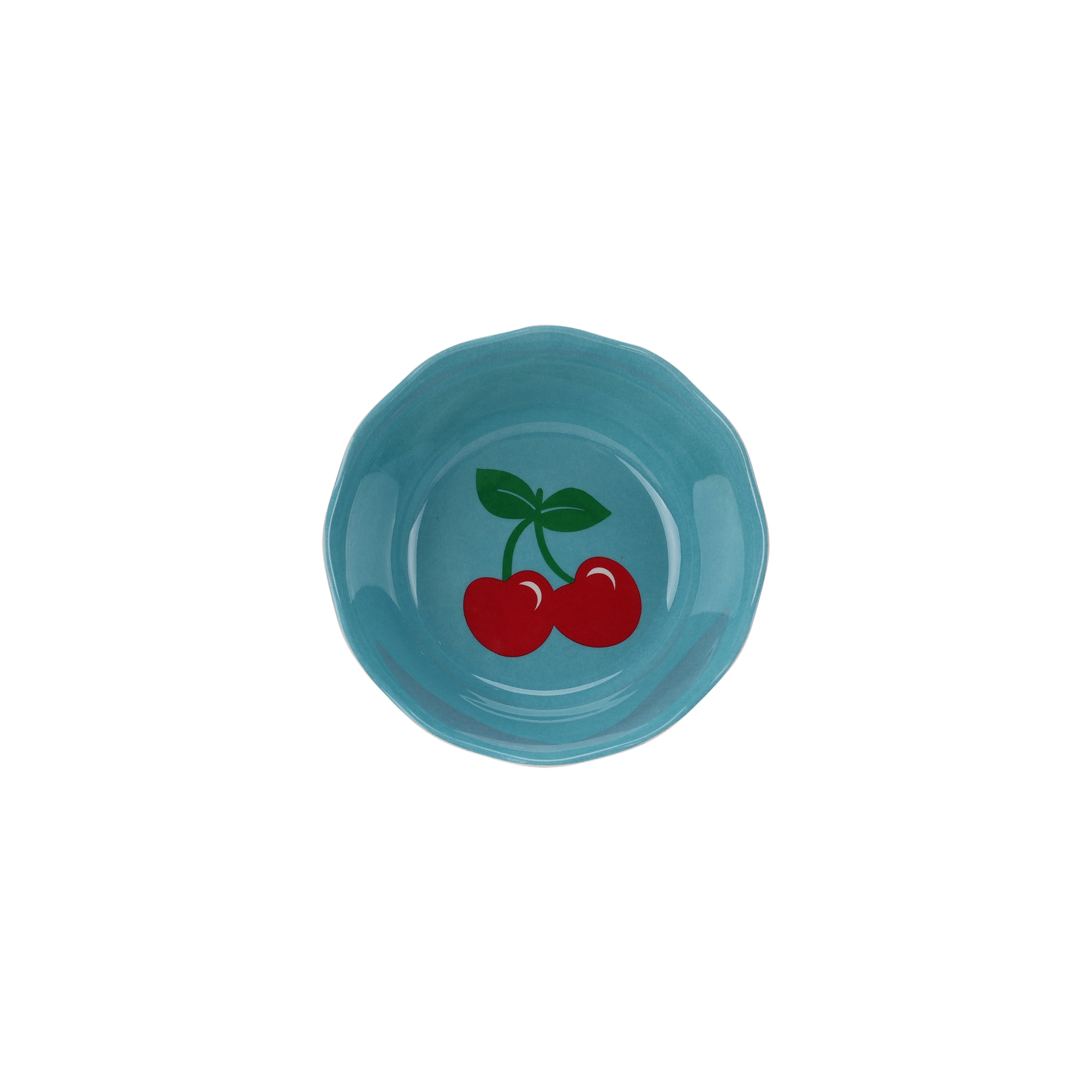 Hometrends Bol en Bambou Mélamine Cerise $6.5$ Inch, Bleu