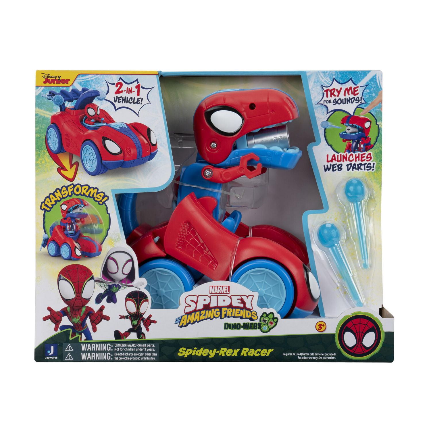 Spidey and His Amazing Friends - Voiture de course Spidey-Rex