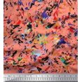 thumbnail image 1 of Soimoi Cotton Jersey Fabric Multicolor Texture Printed Fabric 1 Yard 58 Inch Wide, 1 of 3