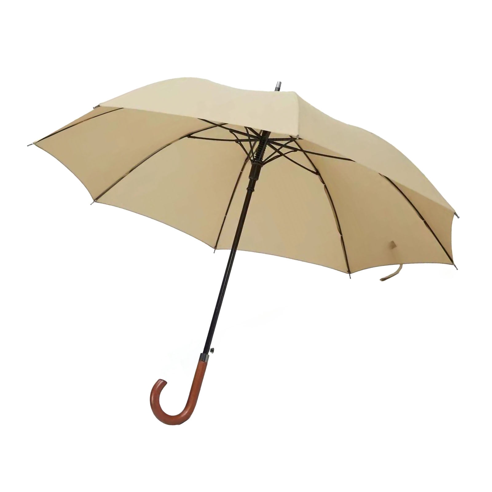 Long Umbrella Large Umbrella Windproof Umbrella Big Umbrella Business Umbrella Long Umbrella Long Wooden Handle Windproof Retro Style Water High Denstity Large Umbrella For Rainy