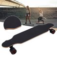 thumbnail image 3 of Maple Longboard Skateboard, Adult Skateboard 7 Layer Maple 31.3 X 7.9 X 3.7in  For Professional Training And Hobbies, 3 of 8