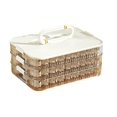 thumbnail image 1 of Piwvid Food Storage Containers with Lids, Plastic Cookie Storage Containers Airtight, Layer Stackable Food Containers Dumpling Storage Box for Kitchen Organizers and Storage, 1 of 5
