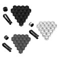thumbnail image 3 of 19mm Silver 20Pcs Black Car Wheel Nut Lug Dust Cover Cap Protector Bo Prof P8 J0W6, 3 of 7