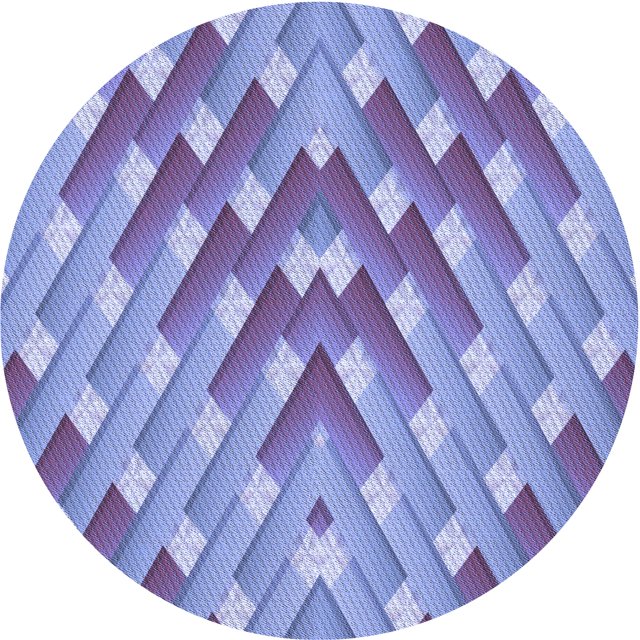 Ahgly Company Tapis Rond Lavable en Machine Intérieur Transitionnel Bleu Ardoise, 4 Pieds Rond