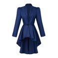 thumbnail image 1 of Robe Gothique à Manches Longues pour Femmes Lolita Robe Gothique Noire Queue-de-Pie à Manches Longues Veste Rétro pour Robe Gothique Noire pour Femmes Robe Gothique Noire Grande Taille et Spectacles, 1 of 7