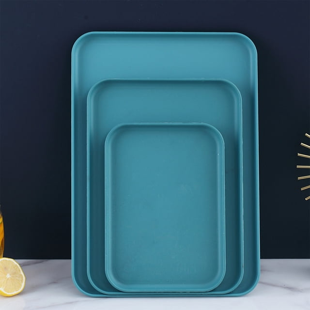 Big Sale! Rectangular Tray Set, Large, Medium, Small Household Plates for Tea Cups, Dinner Plates, Snack Plates, Multi-Use Serving Platters for Kitchen and Home