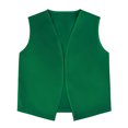 thumbnail image 3 of TOPTIE Kid Volunteer No-Button Child Vest Waistcoat Party Vests 5 Packs-Green-L, 3 of 5