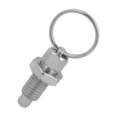 thumbnail image 1 of Qualitchoice Index Plunger With Ring Pull Spring Loaded Lock Pin Ring Pull Index Plunger M16-8 Stainless Steel, 1 of 8